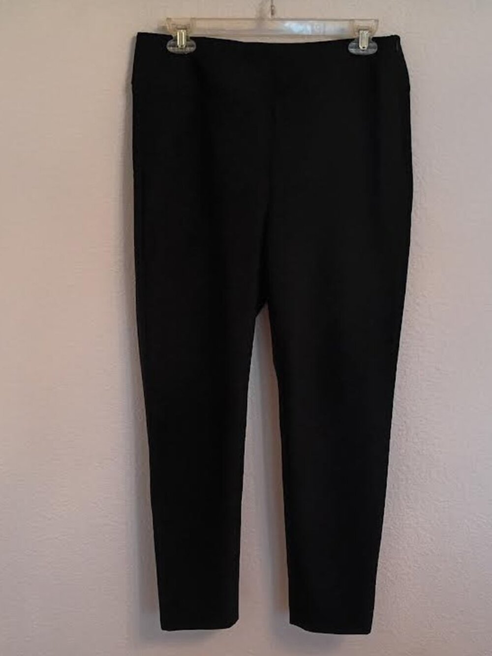 BANANA REPUBLIC WOMEN'S PANTS NAVY BLUE SIDE ZIPPER STRETCH CAREER SIZE 10